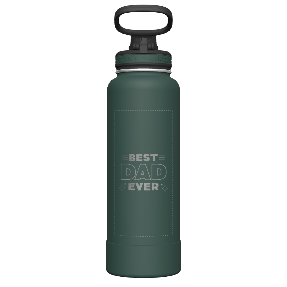 40 oz Bottle 2 Pack w/ Four Lid Combo - customized
