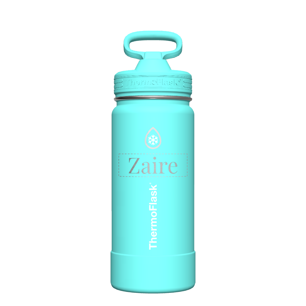 16 oz Kids Water Bottle 2 Pack w/ Straw Lid - customized