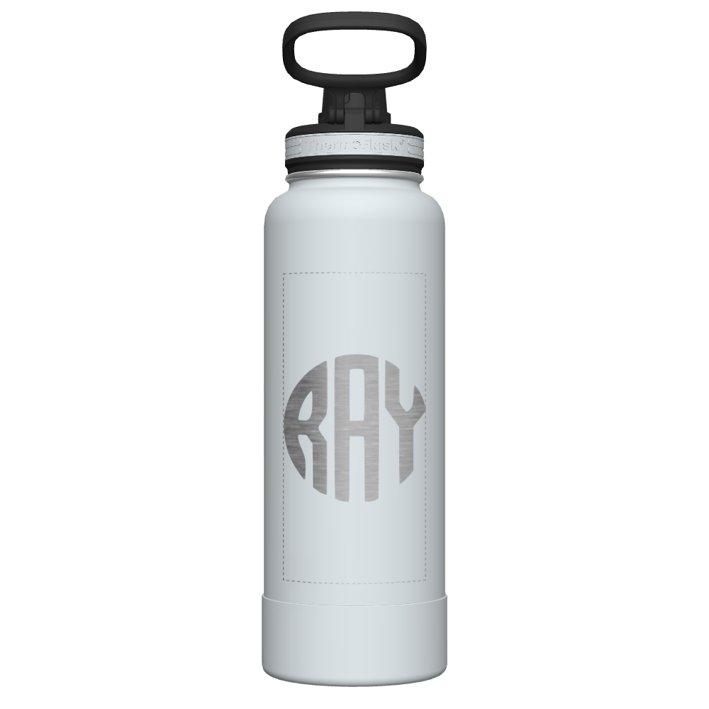 40 oz Bottle 2 Pack w/ Spout Lid - customized