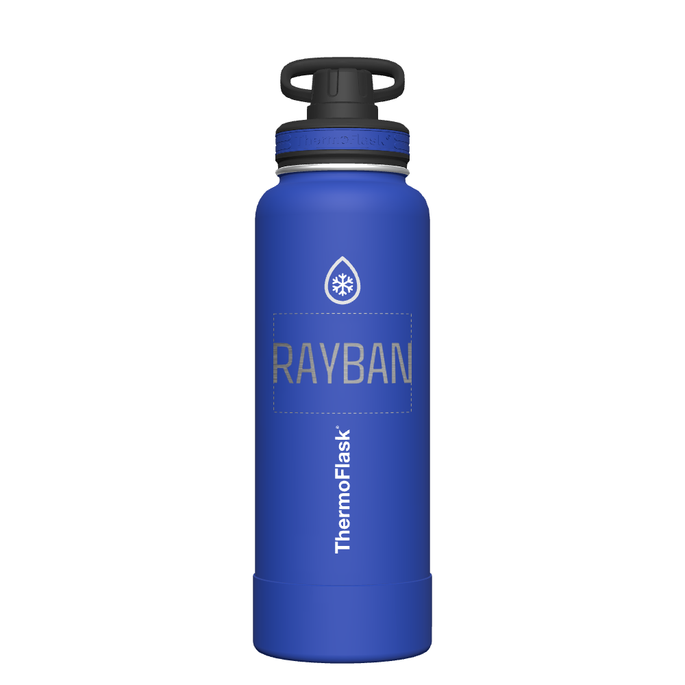 40 oz Bottle 2 Pack w/ Spout Lid - customized