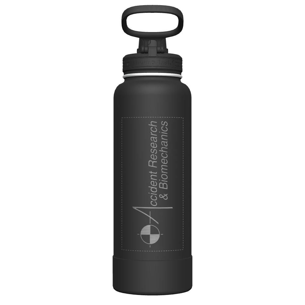40 oz Bottle 2 Pack w/ Spout Lid + Straw Lid - customized