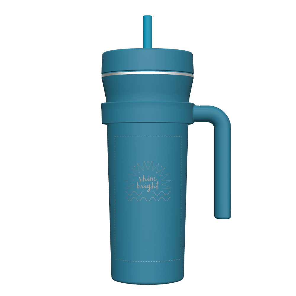 32oz Tumbler with Handle 2 Pack - customized