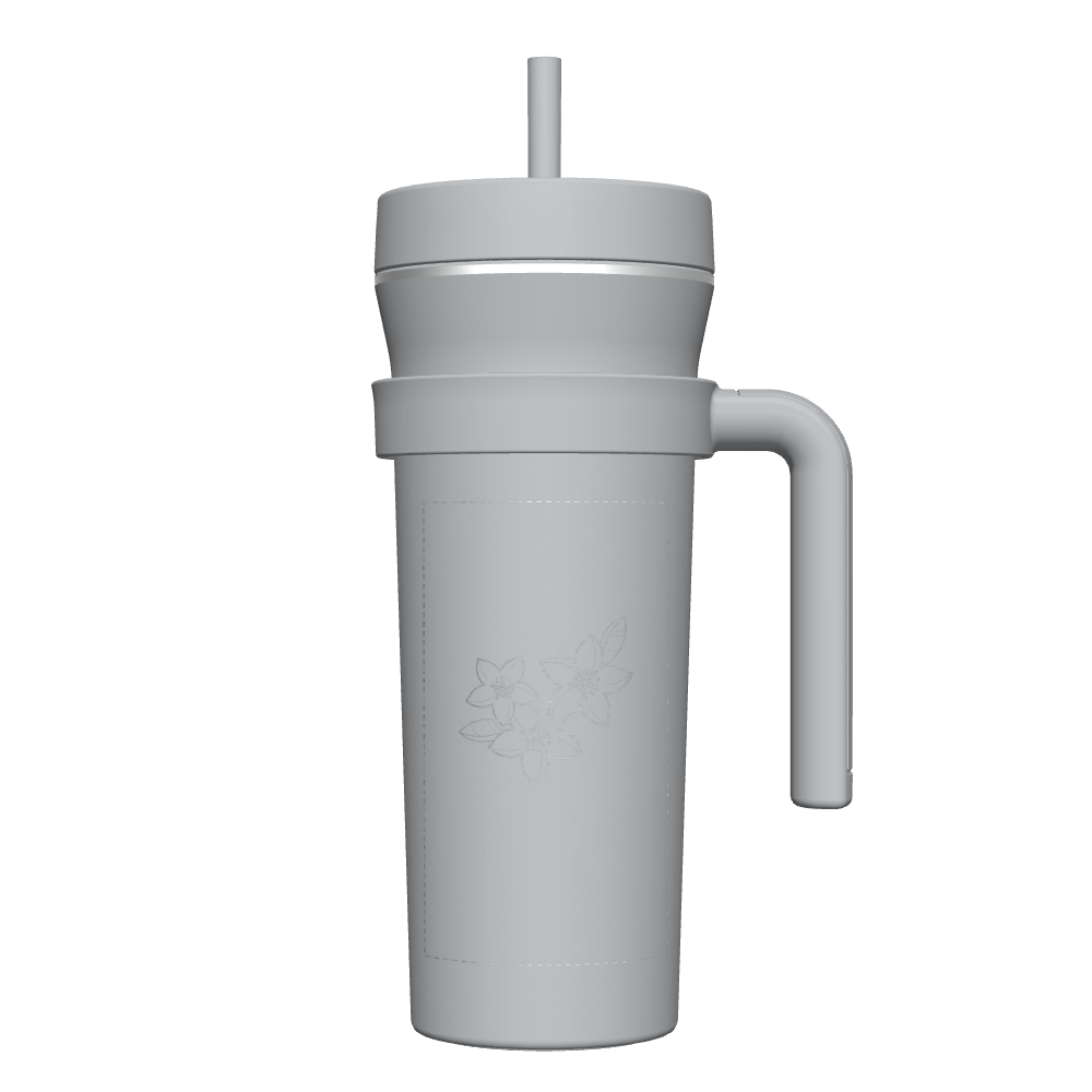 32oz Tumbler with Handle 2 Pack - customized