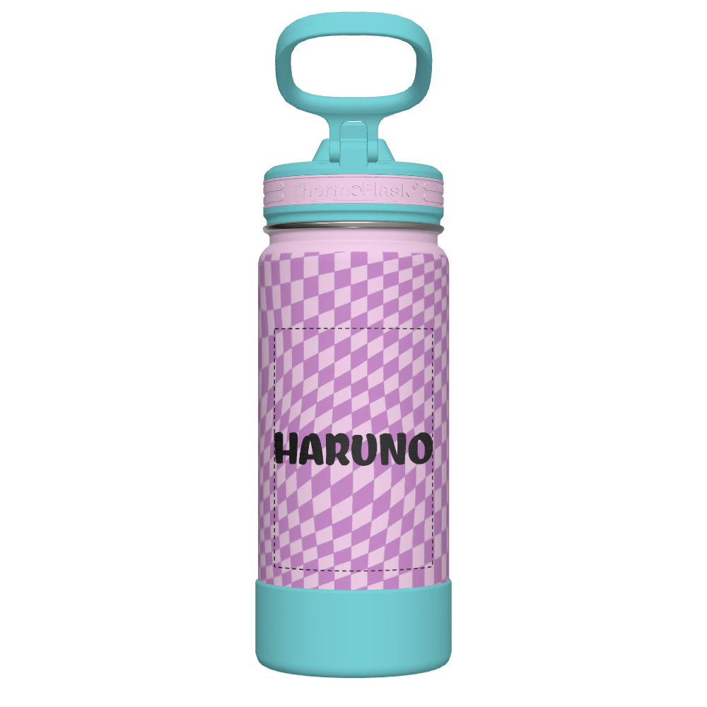 16oz Kids Straw Bottle 2pk - customized