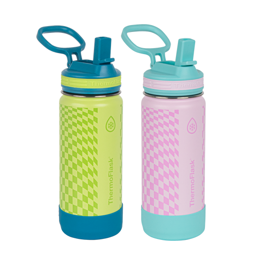 16oz Kids Straw Bottle 2 Pack