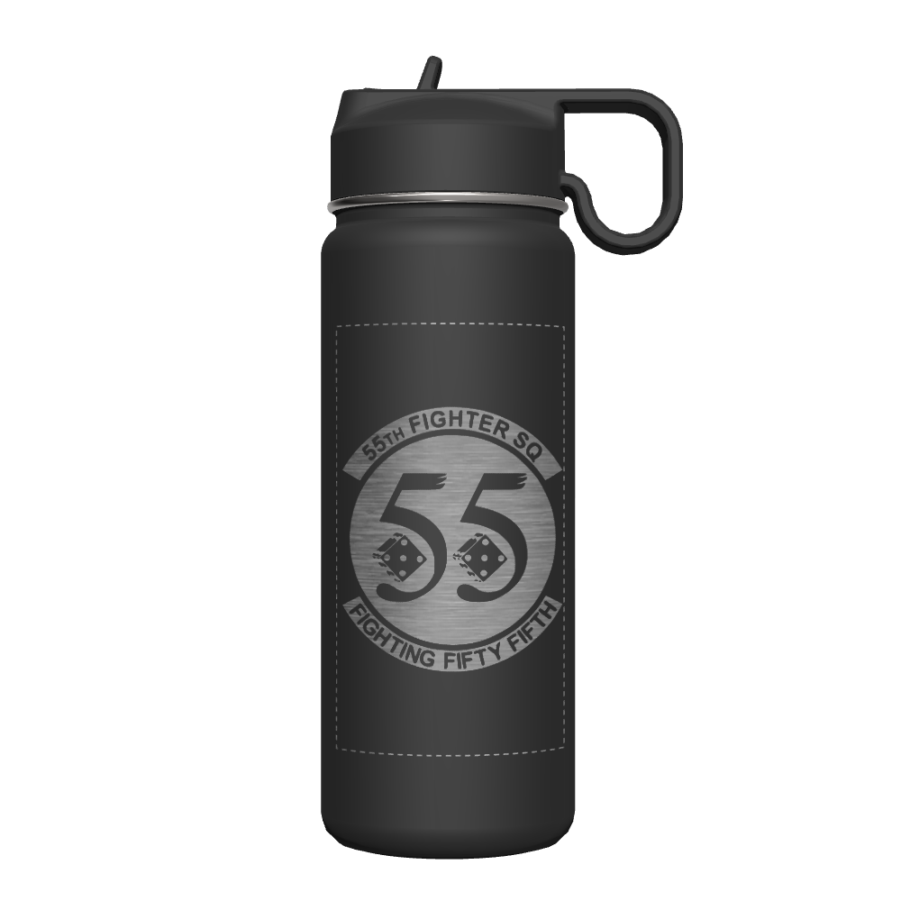 Bottle w/ Chug Lid and Straw Lid - customized