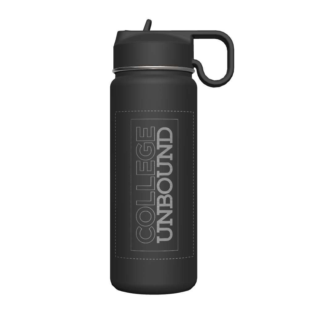 Bottle w/ Chug Lid and Straw Lid - customized