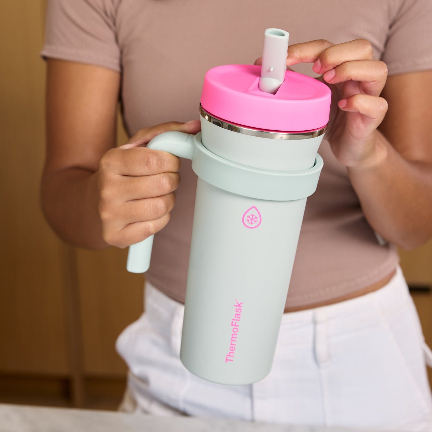 32oz Leakproof Straw Tumbler