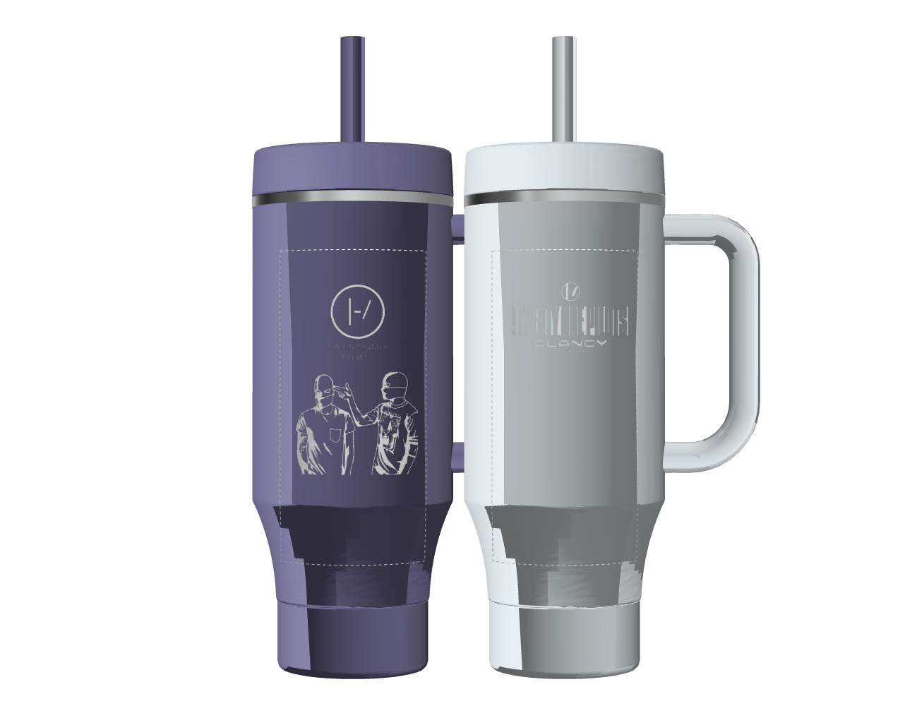 40 oz ThermoTumbler™ 2 Pack - customized