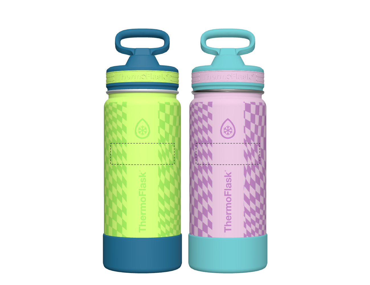 16oz Kids Straw Bottle 2pk - customized