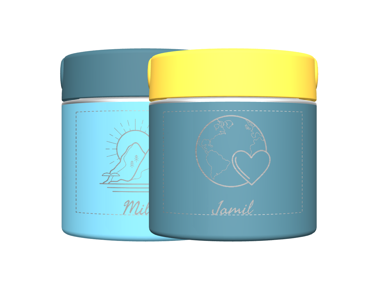20oz Food Jar 2pk - customized