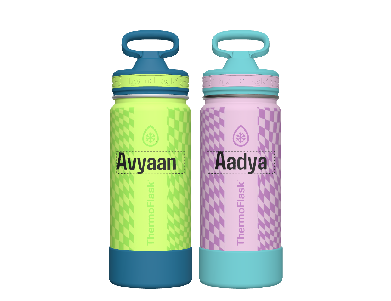 16oz Kids Straw Bottle 2pk - customized