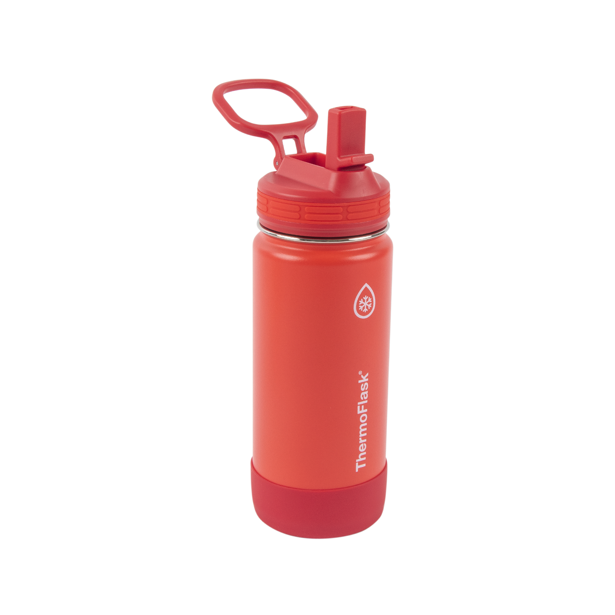ThermoFlask 16 Oz Stainless Steel Kids Water Bottles w Straw Lid