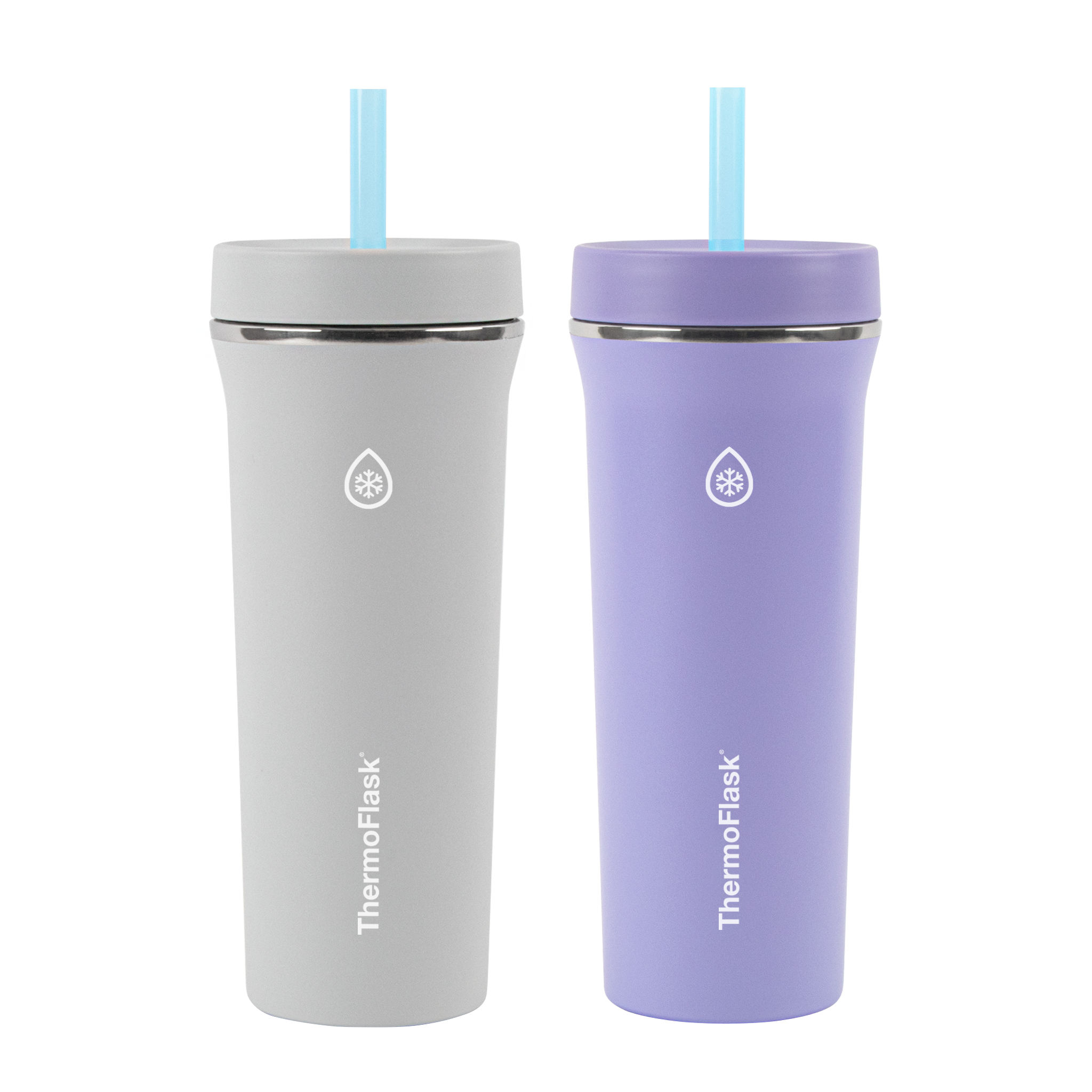 Thermoflask 32oz Insulated Standard Straw Tumbler, 2-Pack