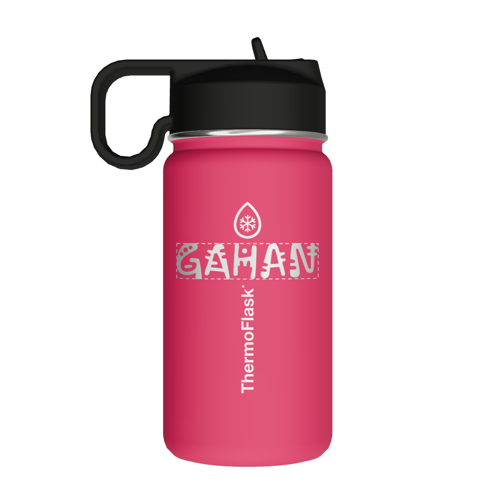 14oz Kids Bottle With Straw Lid (2 Pack) - customized