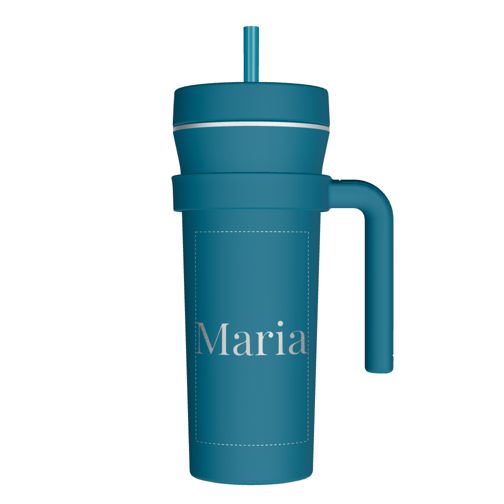 32oz Tumbler With Handle (2 Pack) - customized