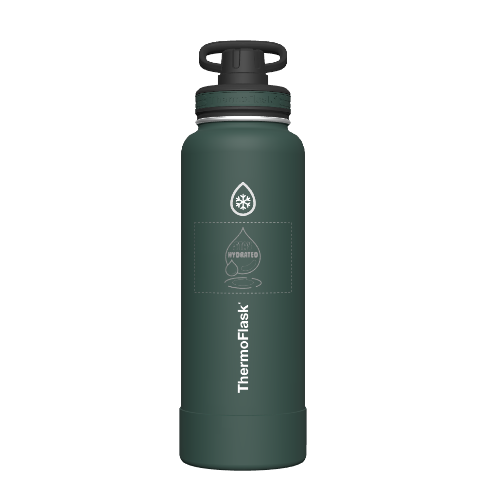 40 oz Bottle 2 Pack w/ Four Lid Combo - customized