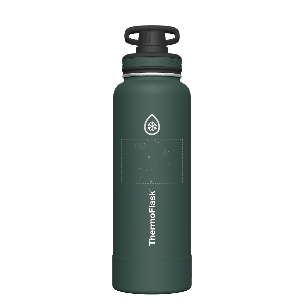 40 oz Bottle 2 Pack w/ Four Lid Combo - customized