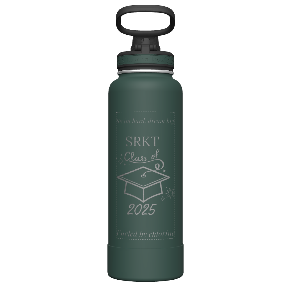 40 oz Bottle 2 Pack w/ Four Lid Combo - customized
