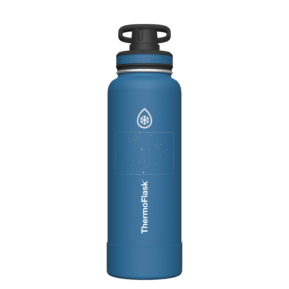 40 oz Bottle 2 Pack w/ Four Lid Combo - customized