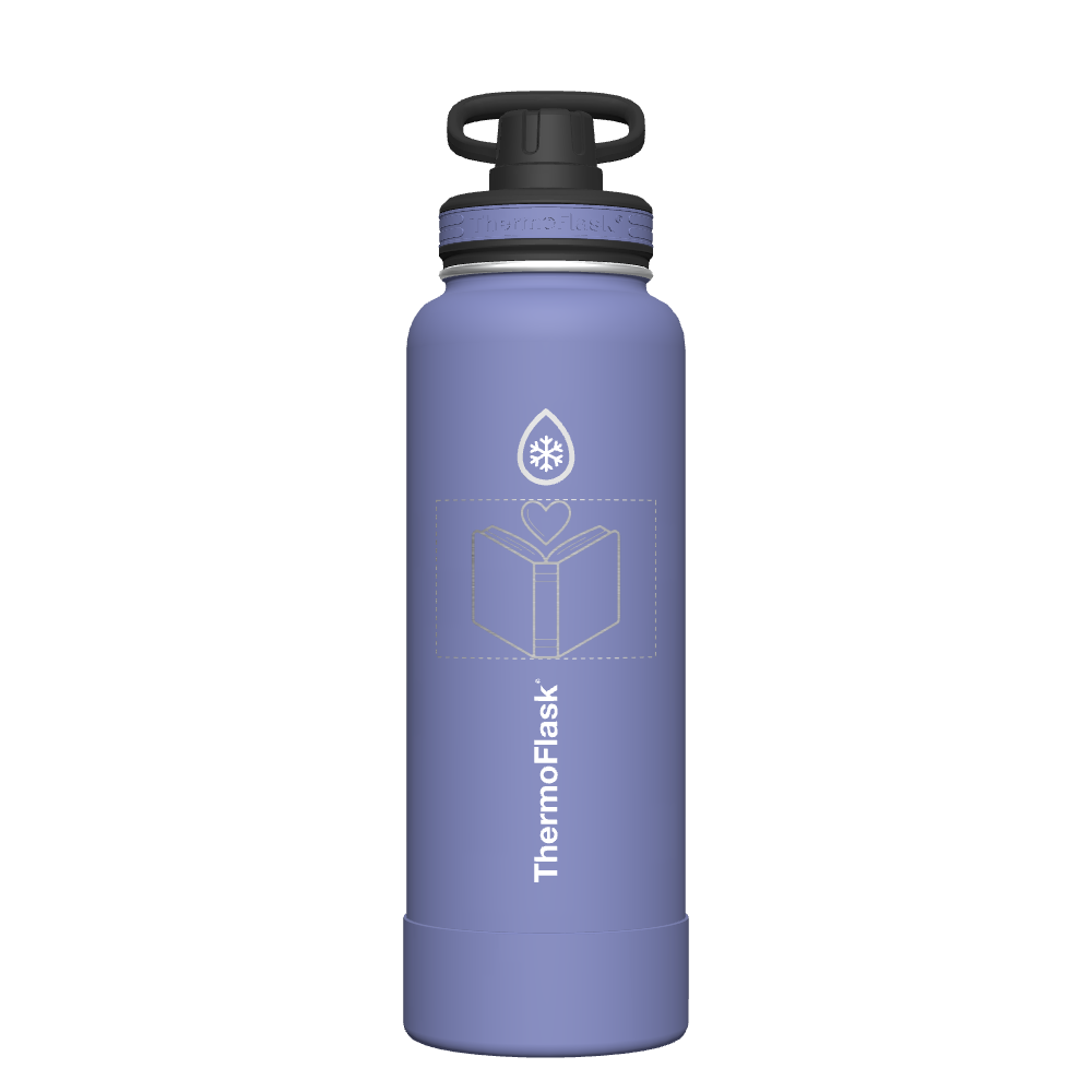 40 oz Bottle 2 Pack w/ Four Lid Combo - customized