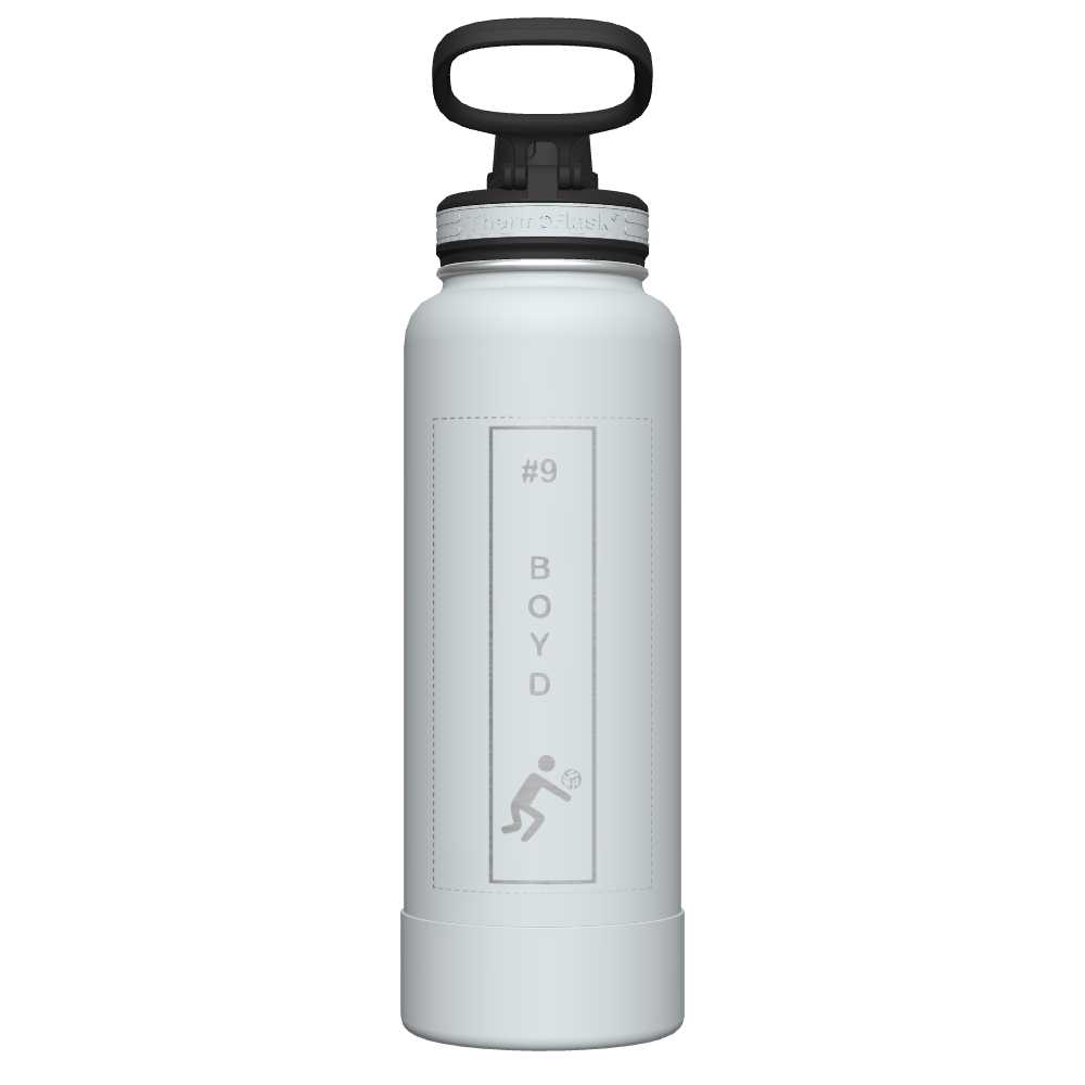 40 oz Bottle 2 Pack w/ Spout Lid - customized