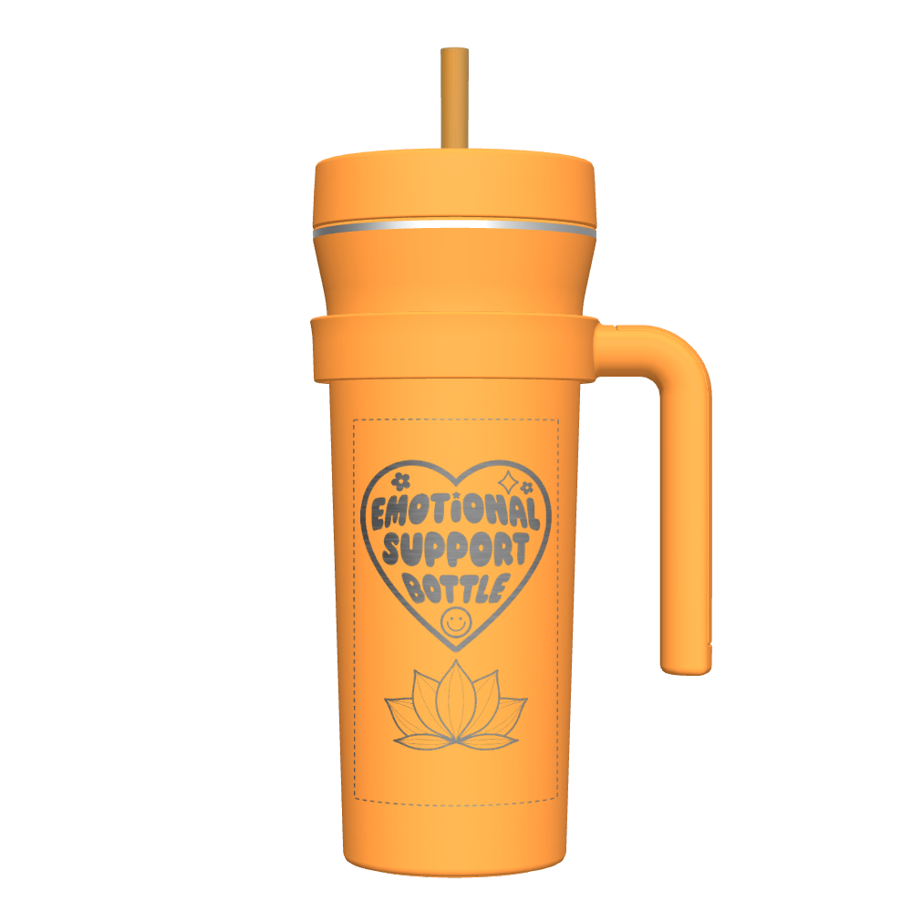 32oz Tumbler with Handle 2 Pack - customized