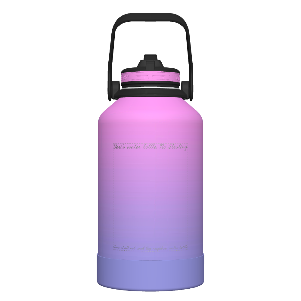64 oz Straw Bottle - customized