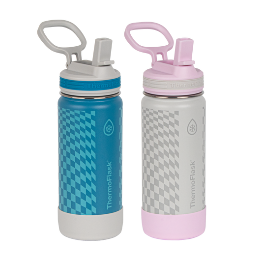 16oz Kids Straw Bottle 2pk