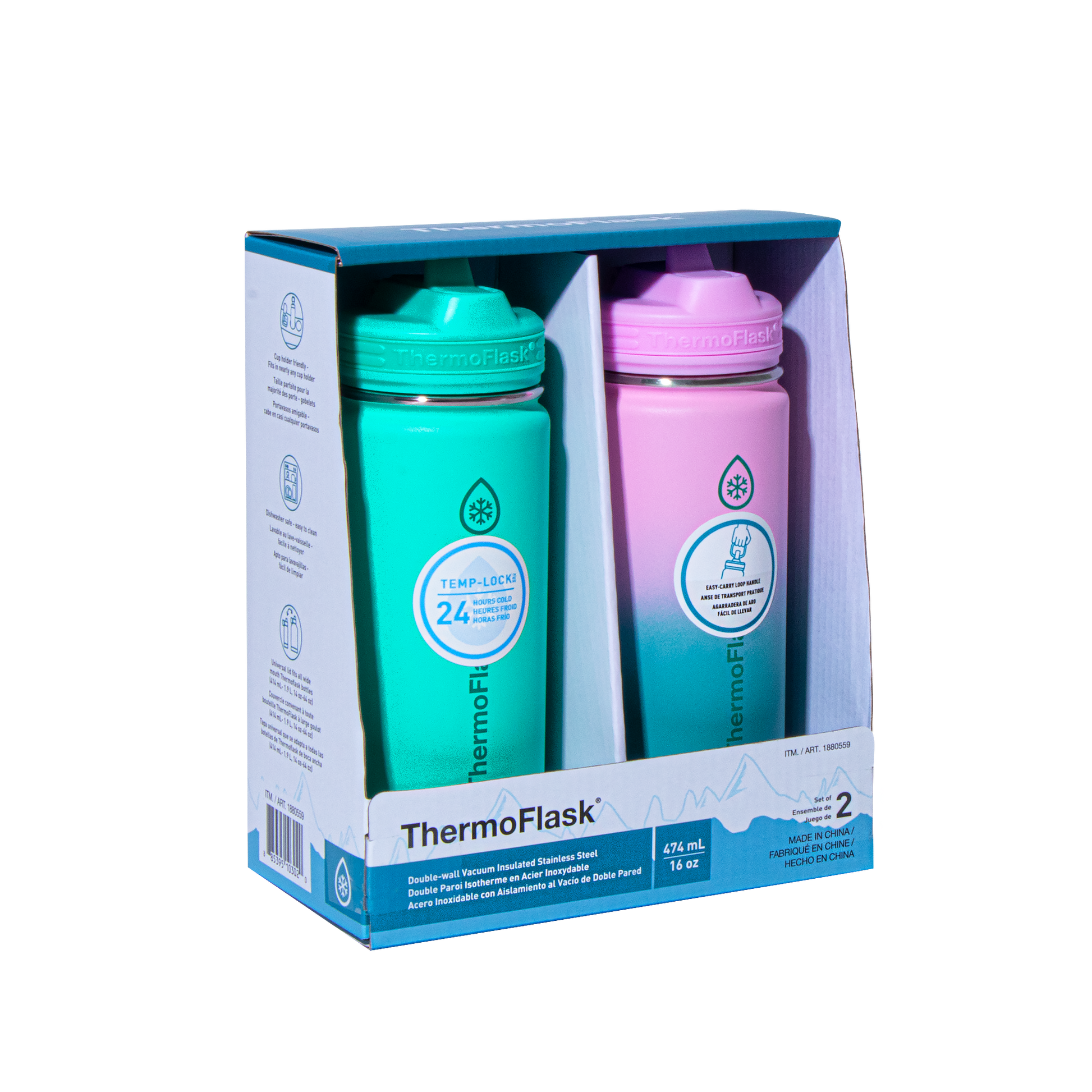 16oz ScreaminGreen/CottonCandy