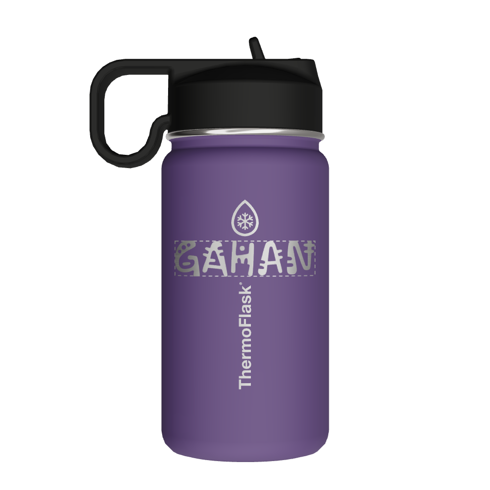 14oz Kids Bottle With Straw Lid (2 Pack) - customized
