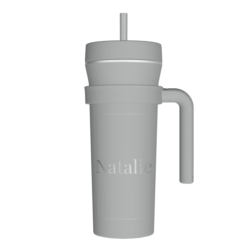 32oz Tumbler With Handle (2 Pack) - customized