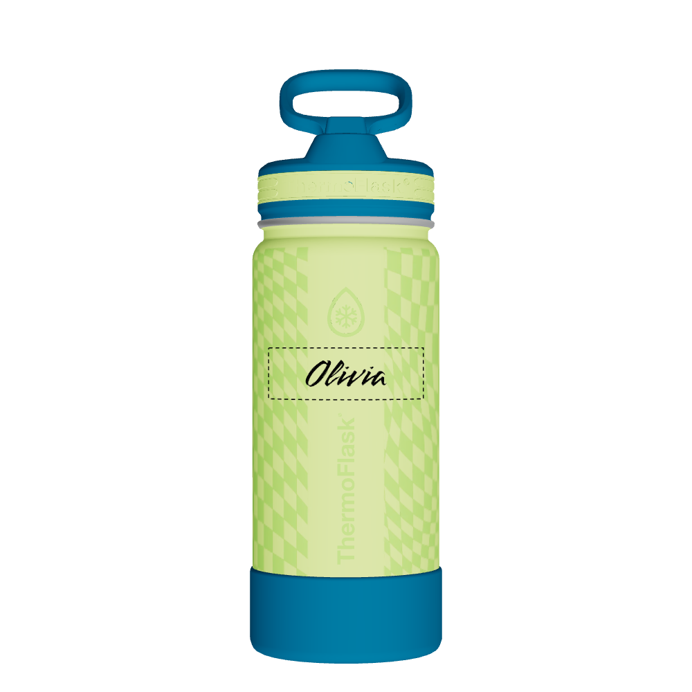 16oz Kids Straw Bottle 2 Pack - customized