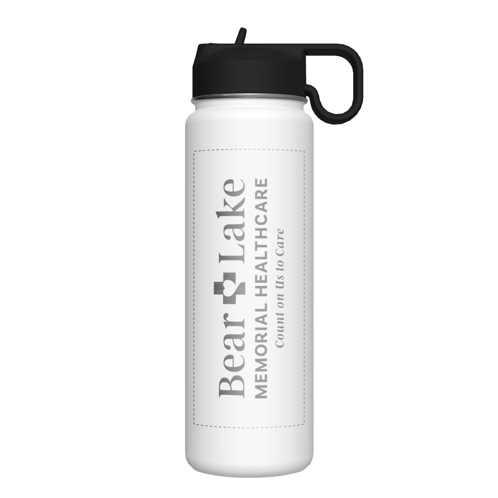Bottle w/ Chug Lid and Straw Lid - customized
