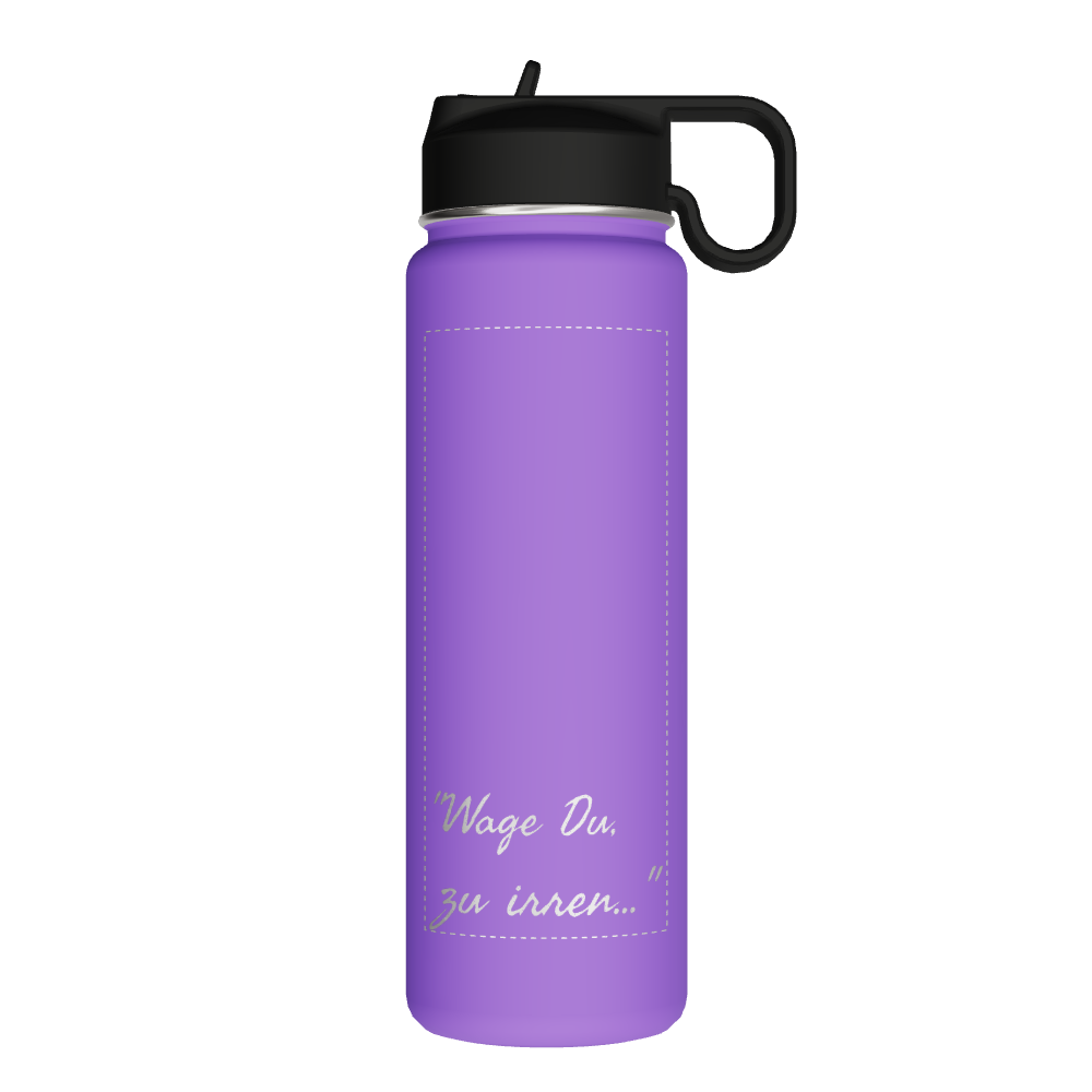 Bottle w/ Chug Lid and Straw Lid - customized