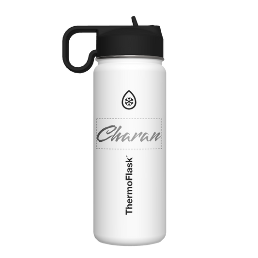 Bottle w/ Chug Lid and Straw Lid - customized