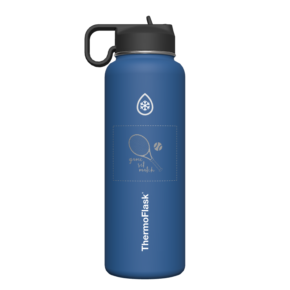 Bottle w/ Chug Lid and Straw Lid - customized
