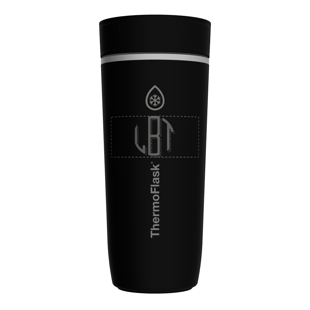 16oz Soft Touch Sip-N-Lok™ Travel Coffee Tumbler - customized