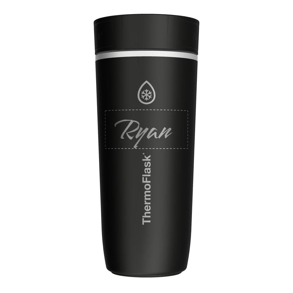16oz Soft Touch Sip-N-Lok™ Travel Coffee Tumbler - customized