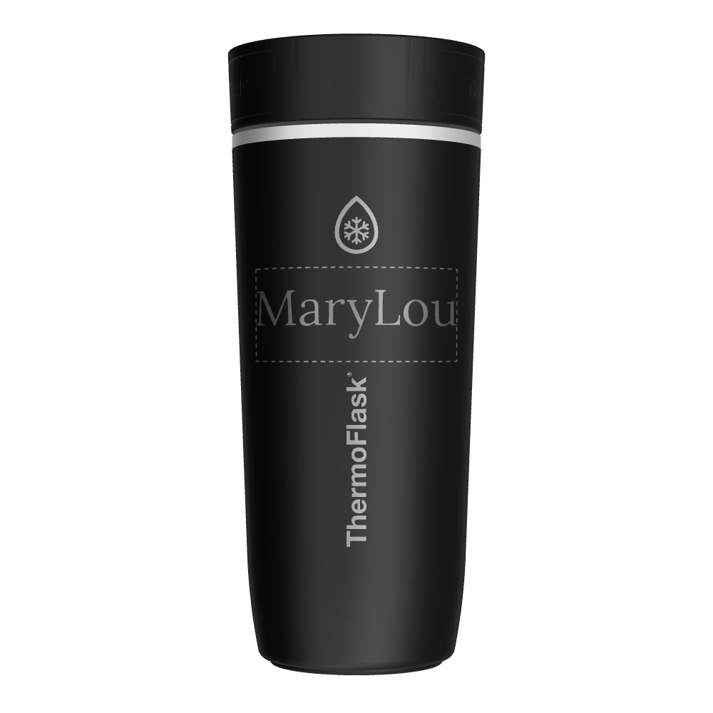 16oz Soft Touch Sip-N-Lok™ Travel Coffee Tumbler - customized