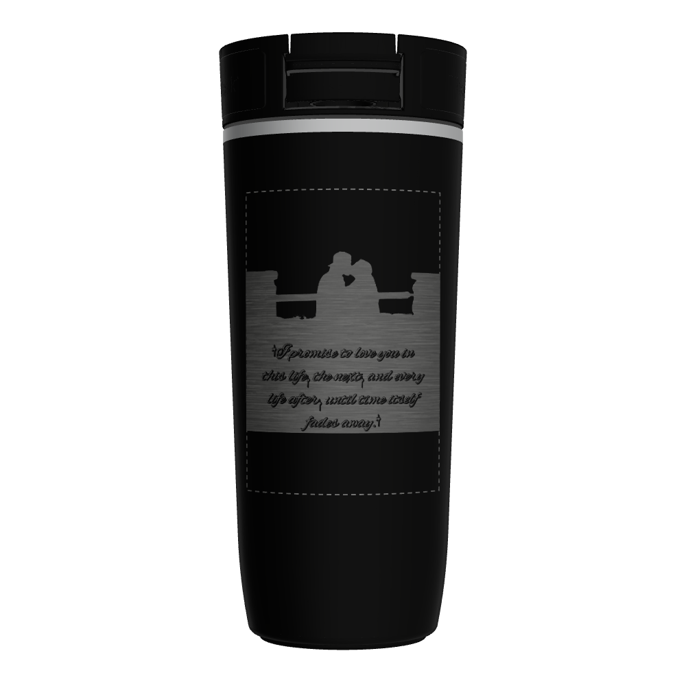 16oz Soft Touch Sip-N-Lok™ Travel Coffee Tumbler - customized