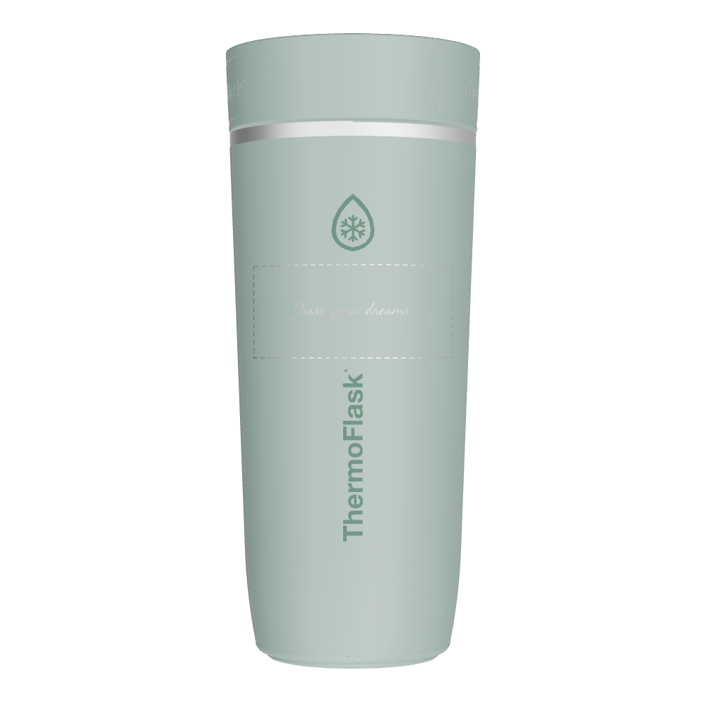 16oz Soft Touch Sip-N-Lok™ Travel Coffee Tumbler - customized