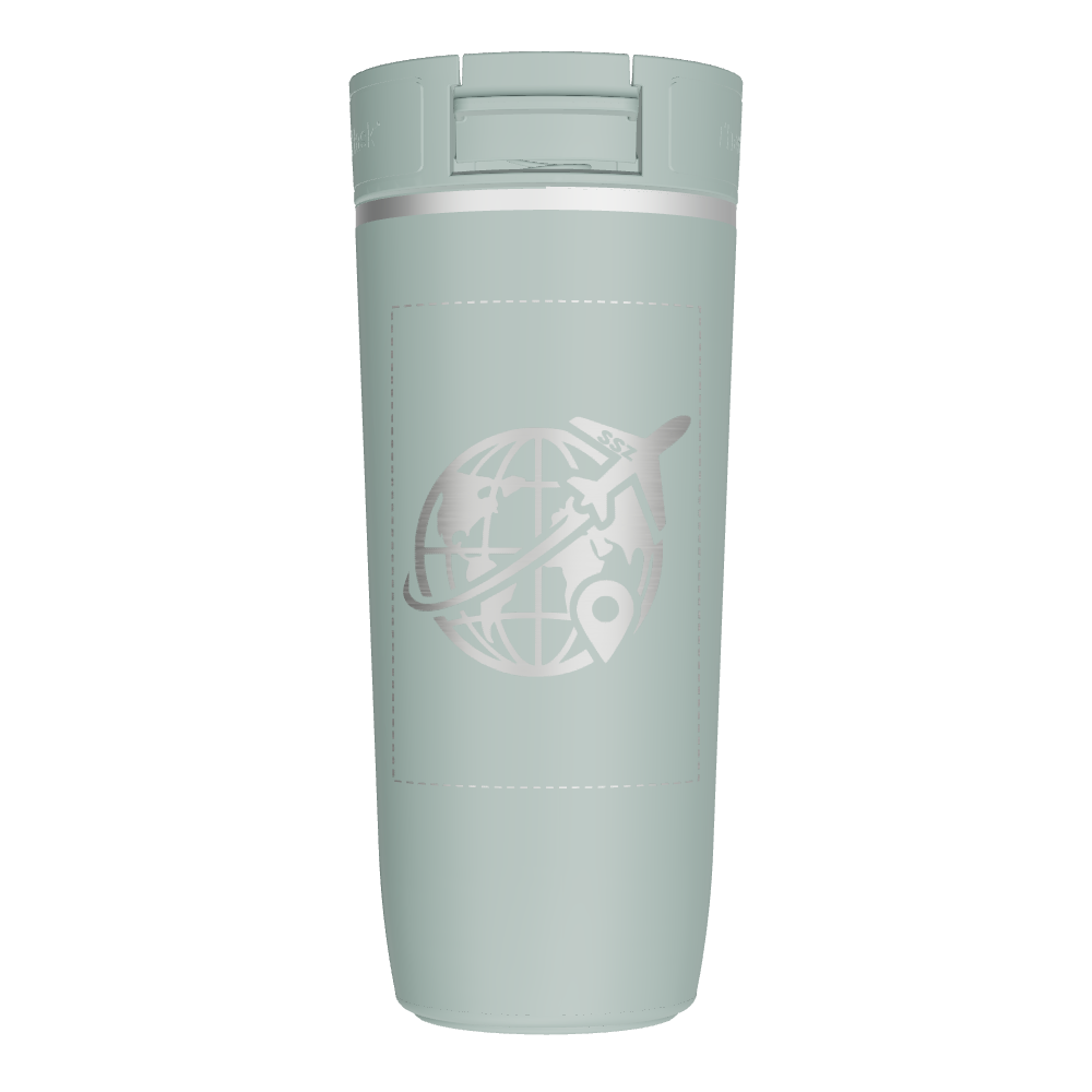 16oz Soft Touch Sip-N-Lok™ Travel Coffee Tumbler - customized