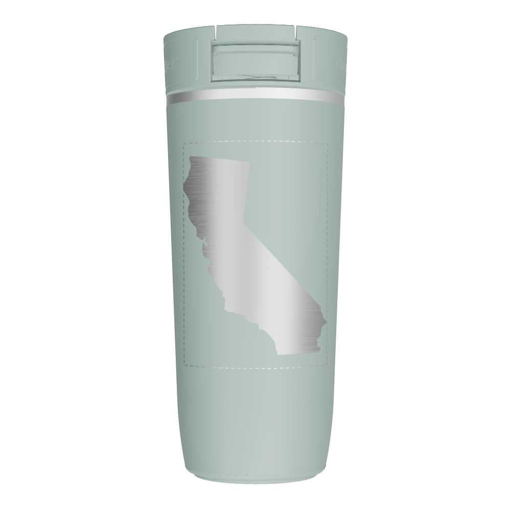 16oz Soft Touch Sip-N-Lok™ Travel Coffee Tumbler - customized