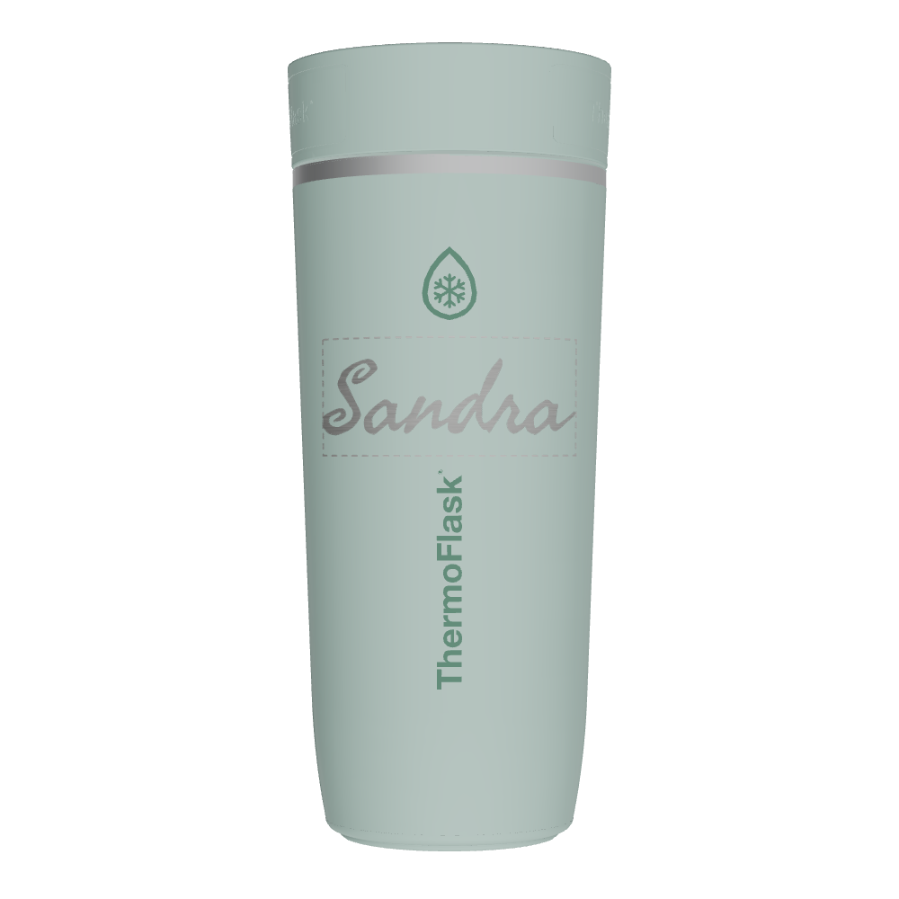 16oz Soft Touch Sip-N-Lok™ Travel Coffee Tumbler - customized