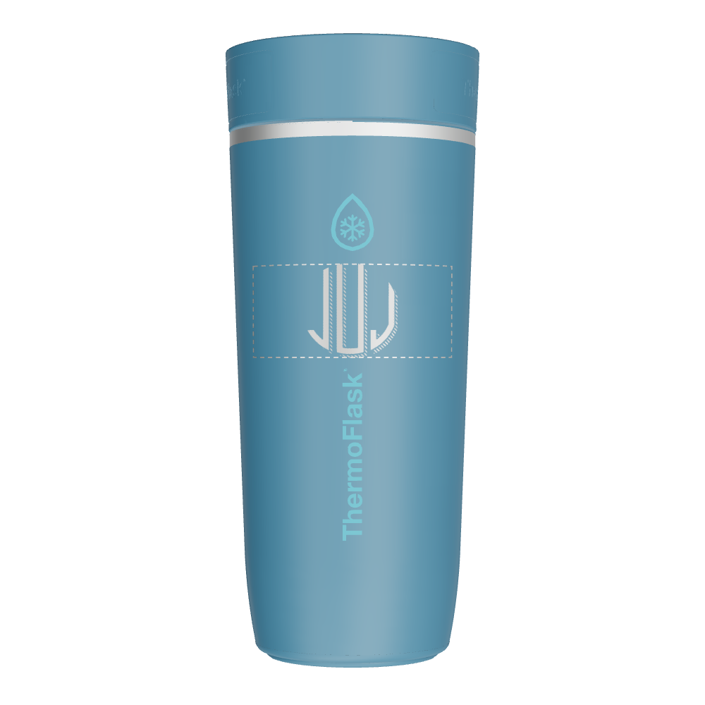 16oz Soft Touch Sip-N-Lok™ Travel Coffee Tumbler - customized