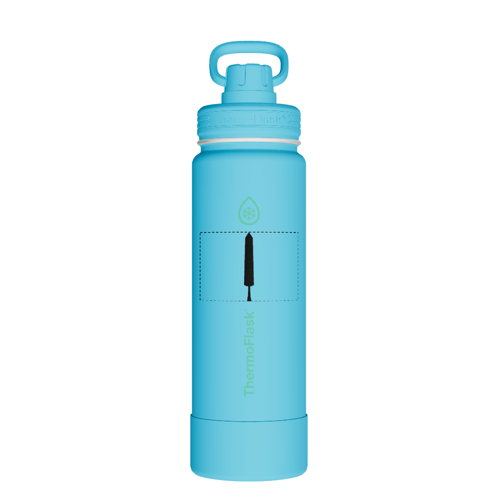 Neon Water Bottle With Spout Lid - customized