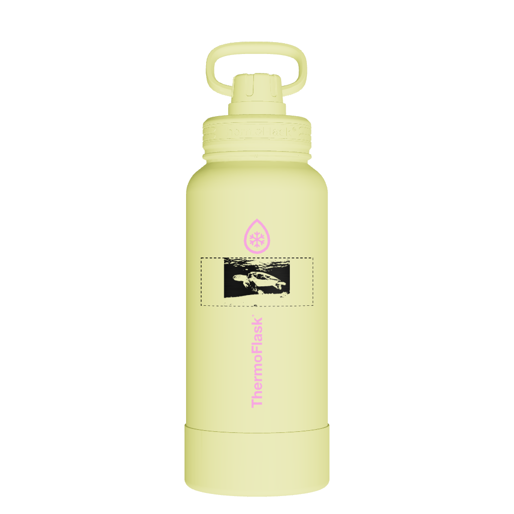 Neon Water Bottle With Spout Lid - customized
