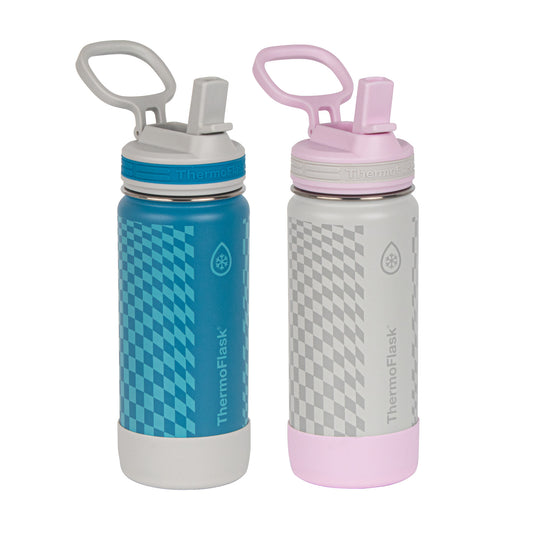 16oz Kids Straw Bottle 2pk