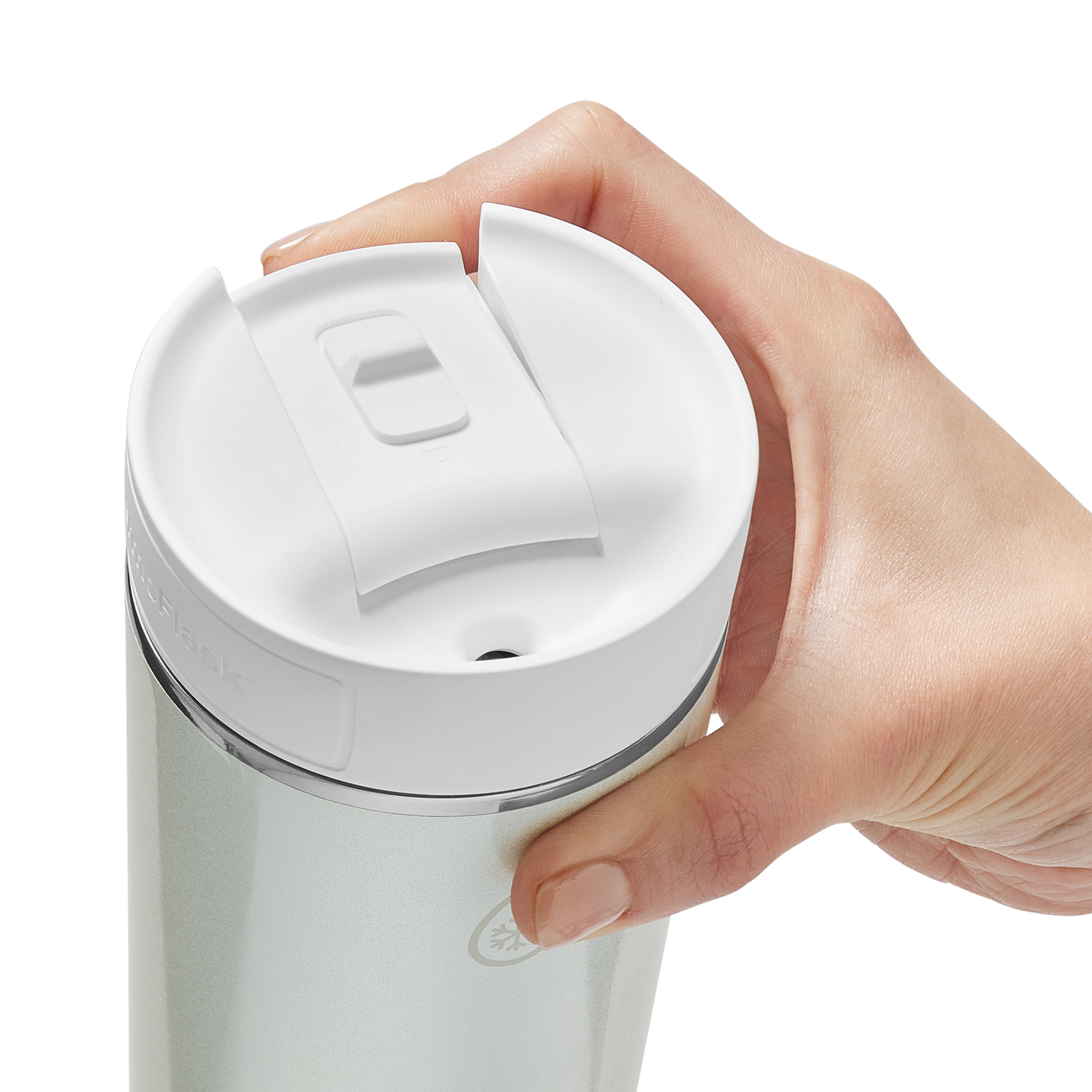 16oz Chameleon Shine Sip-N-Lok™ Travel Coffee Tumbler